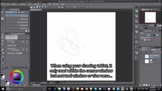 Clip Studio Paint : Can't read my tablet pen outside of working canvas!?