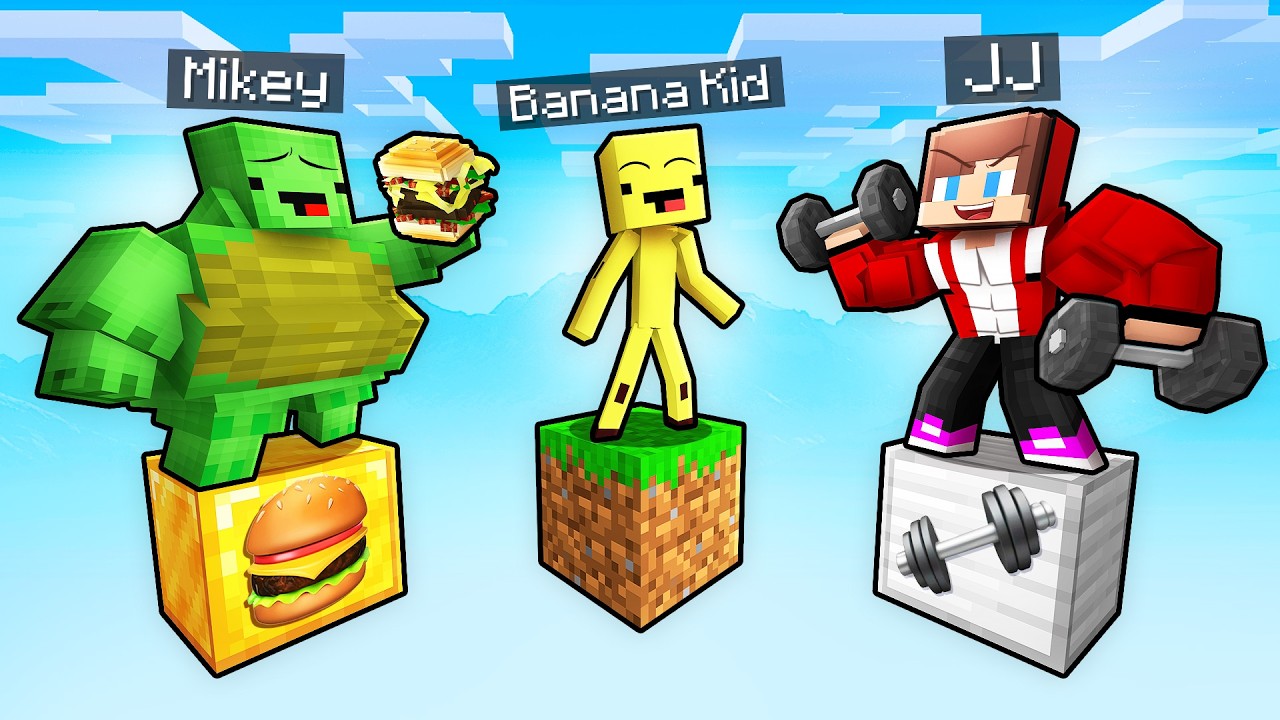 JJ vs Mikey vs Banana Kid: GYM ONE BLOCK BATTLE...