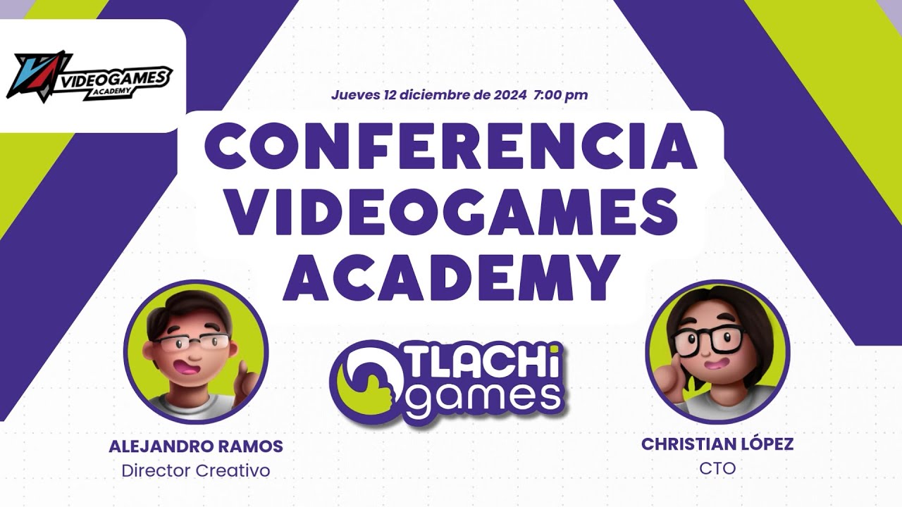 Conferencia | La historia de Tlachi Games | @videogamesacademymx - YouTube