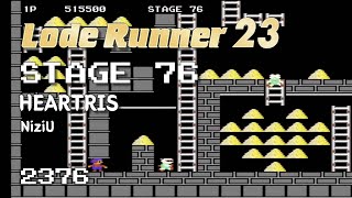 Lode Runner 23 - Stage 76 HEARTRIS - NiziU [2376]