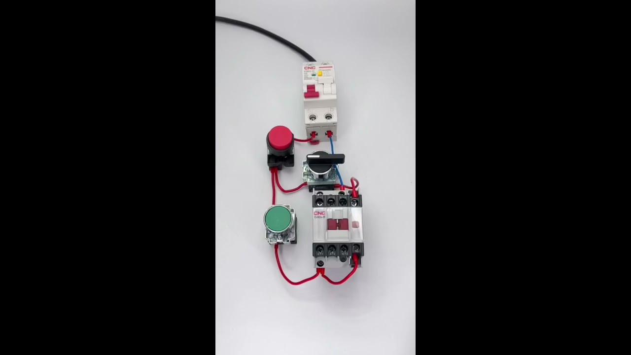 Switch Pulse And Self Locking Circuit By Selector