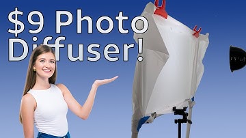 Cheap and Quick $9 DIY Diffuser/Softbox