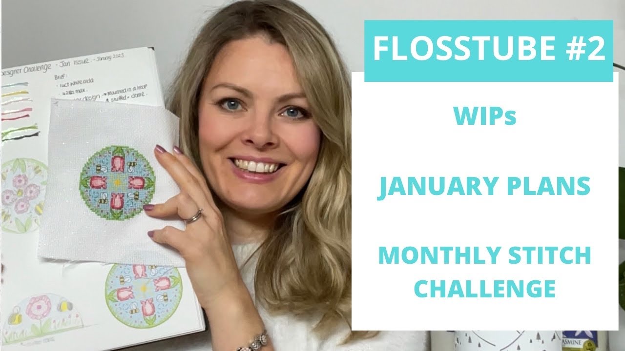 Flosstube 2 The One Where I Start a Cross Stitch Challenge for 2023