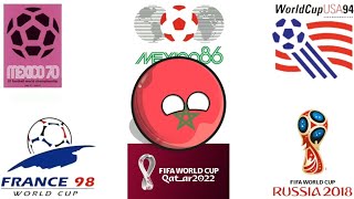 La historia de Marruecos en los mundiales 🇲🇦 (1970 - 2022) Countryballs