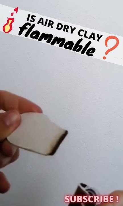 is-air-dry-clay-flammable-shorts-youtube