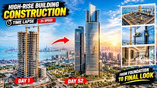 Details From Foundation to Skyscraper in 7 Minutes! 🏗️ | Construction  Update