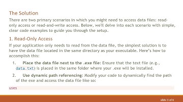 How to Share an Application and Its Associated Data File in Delphi