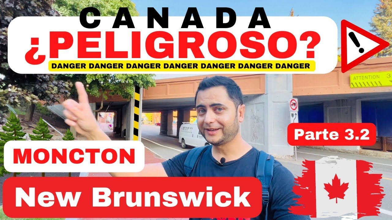 ¿ES CANADA PELIGROSO? 😬 Downtown MONCTON NEW BRUNSWICK 🇨🇦 Parte 3.2
