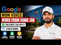 🔥 Google Work From Home Job 2026 | Non Voice Process | Freshers Apply Now