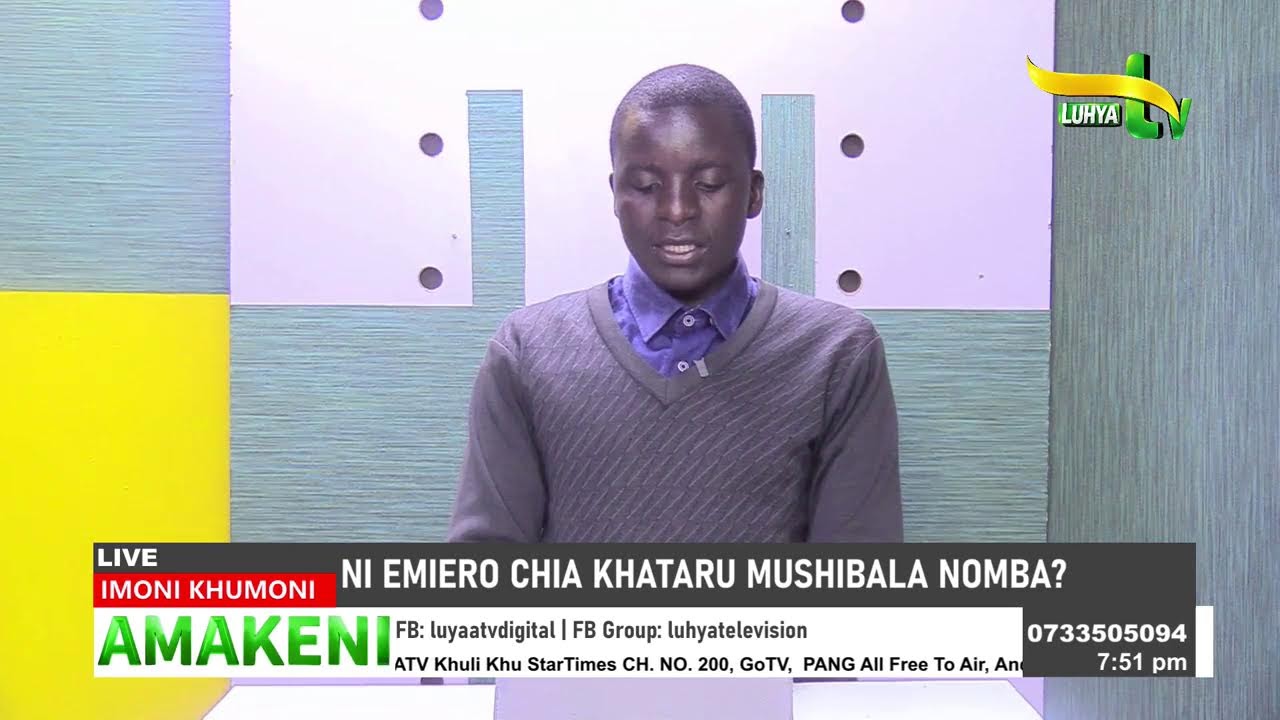 LIVE:AMAKENI ANGOLOBE MUBURAMBI | BOAZ ESHITEMI | #LUYAATV
