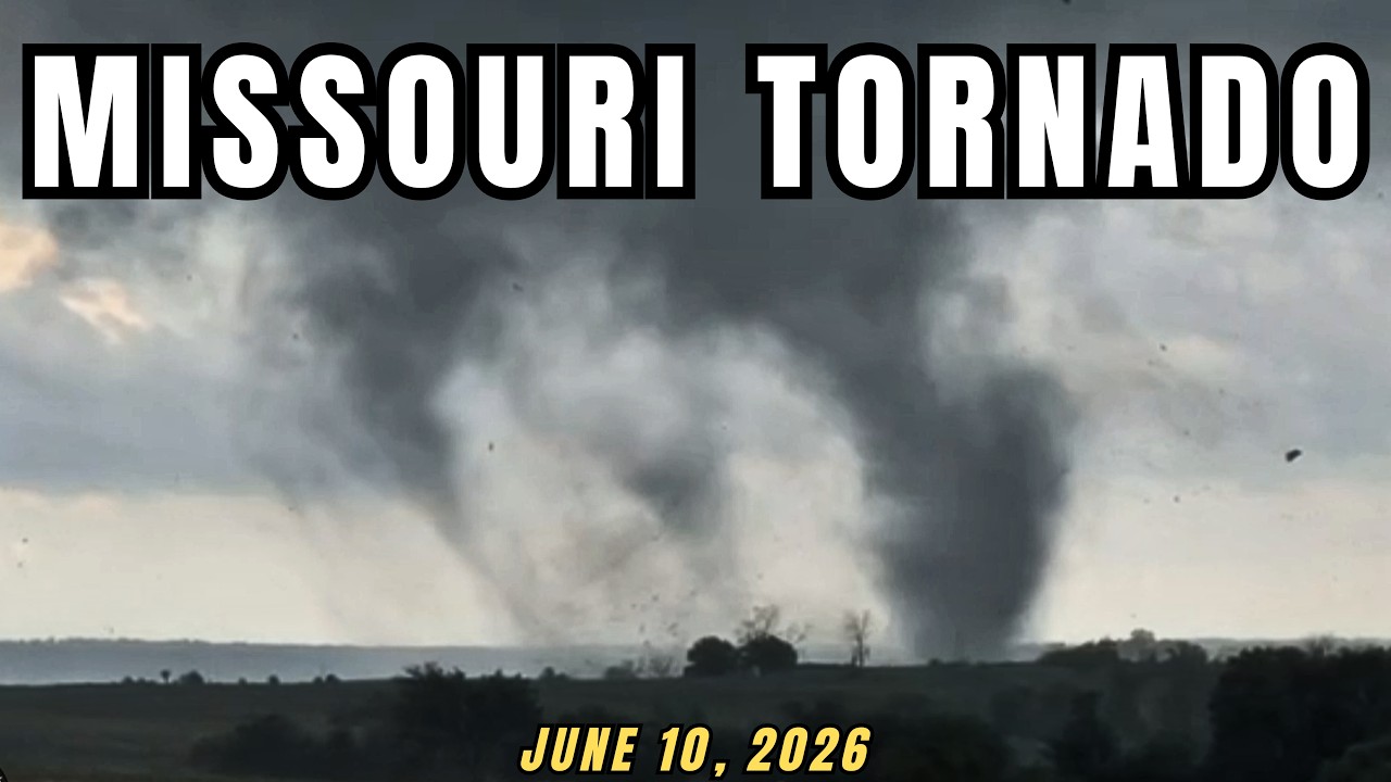 Missouri Tornado Caught on Video Near Unionville | June 10, 2026