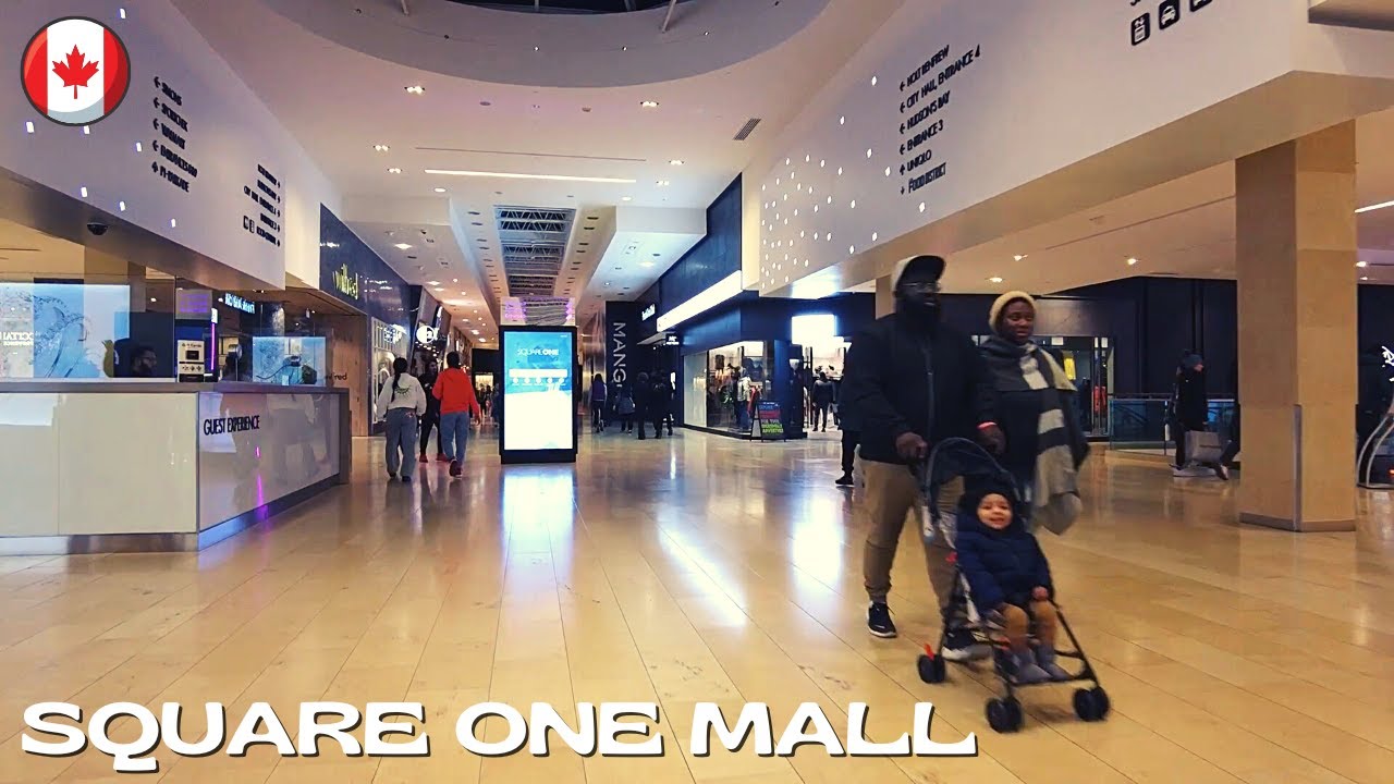 Walking Square One Mall in Mississauga, Ontario Canada 🇨🇦 