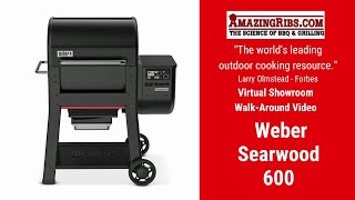 Watch Part 1 Of The Weber Searwood 600 Pellet Grill Review From AmazingRibs.com
