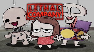 카와이 리썰 컴퍼니 : 게임 오버 장면을 귀엽게 바꾸기, 2편! [ Kawaii Lethal Company animation 2 ]