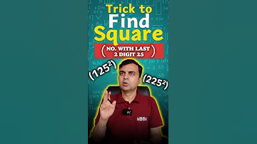 Trick to find Square (No with last 2 digit 25 ) ✌️💯 #mathstricks #tricks #trending #viralshort