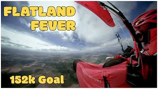 Flatland Fever: Epic 152km Paragliding Journey Across England to Goal!