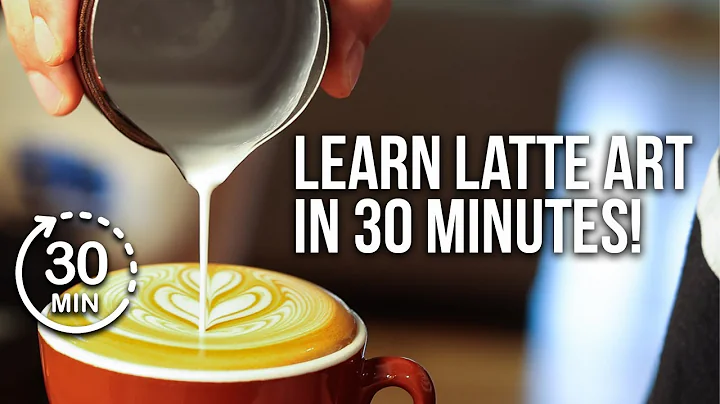 THE ULTIMATE GUIDE TO LATTE ART w/ 2x Latte Art Wo...
