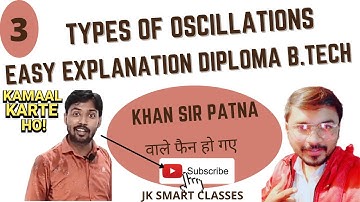 Sinusoidal Oscillator ✔3 Types of Oscillations | Difference B/W Damped & Undamped Oscillations Hindi