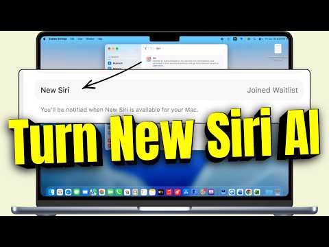 How to Join New Siri AI on MacBook in macOS 27 Golden Gate