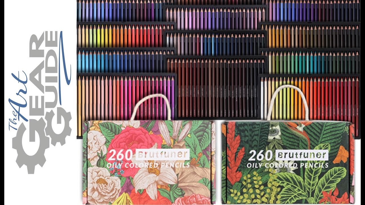 Brutfuner 570 color pencils: 520 + 50 macaron colors . Unboxing and first  impression. (Part 1) 