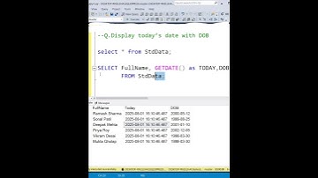 SQL Interview Questions | To Display