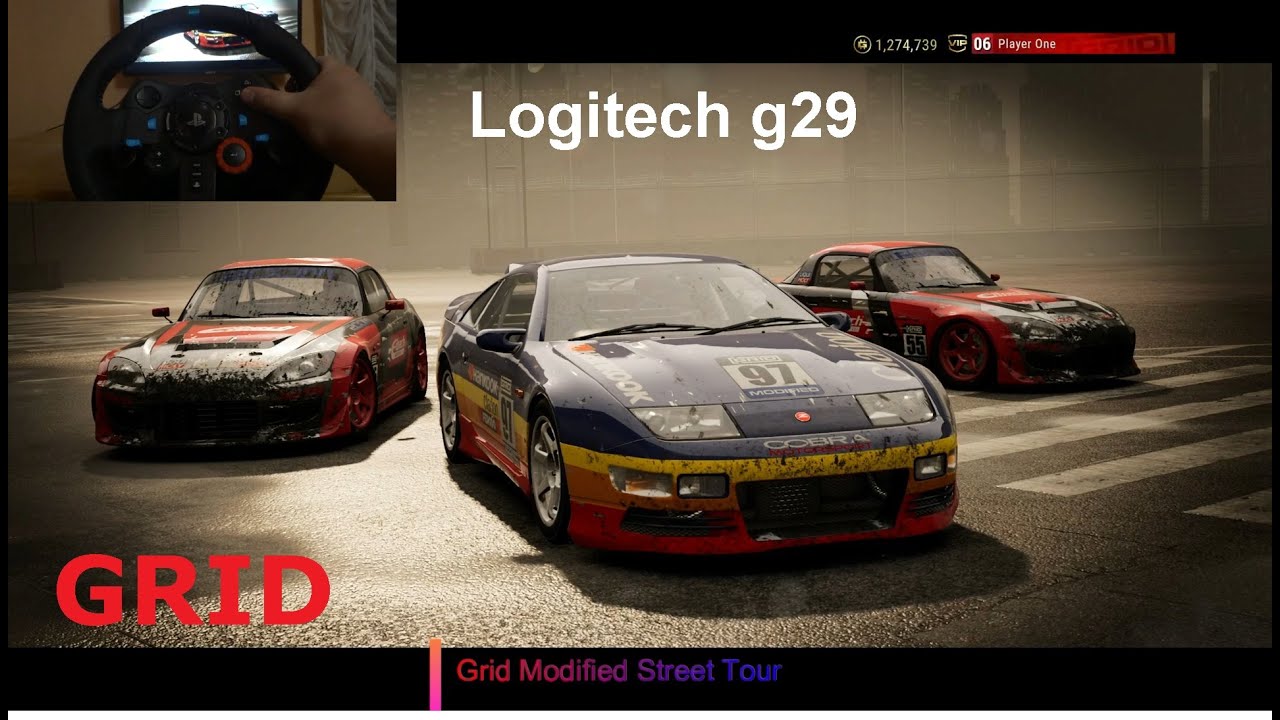 Grid Modified Street Tour Logitech G29 1080p 60fps