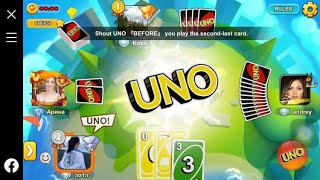 [Play from scratch series] Won 5 Facebook Uno Card Game in a row (Ranked mode - Single: Go Wild x80) screenshot 4