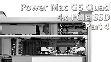 (part 4) The fastest Power Mac G5 Quad ever - 6x PCIe SSD RAID - Conclusions and next steps