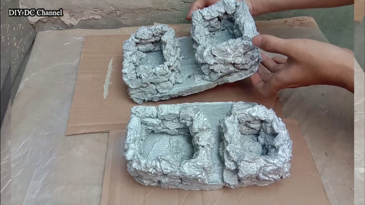 Amazing Cement Craft Ideas - YouTube