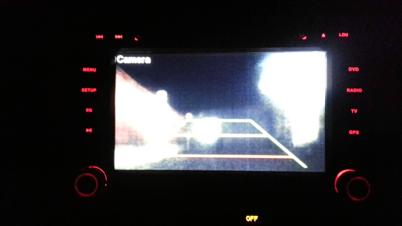 gary reds flickering reverse camera multimedia player screen YouTube