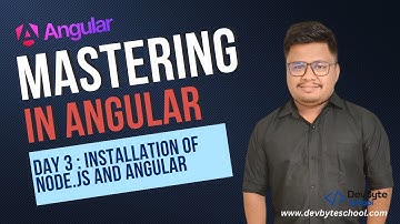 Angular Tutorial | Day 3 : How to Install Angular 17