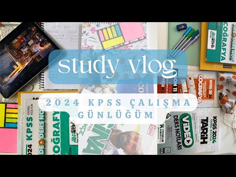 KPSS Günlüğüm 9 | Haftalık plan, 49 günde tyt türkçe kampı 🤌🏻 #kpss  #kpss2024  #kpsslisans