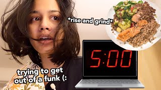 5:40 AM productive day in the life *rise and grind* | clickfortaz