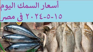 أسعار السمك اليوم 15-5-2024 في مصر