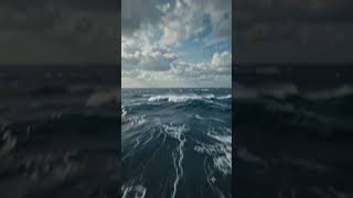 Diving Waves, Piercing Clouds #fpv #cinematic #scifi #drone #droneflight #fpvdrone #ai #aiart