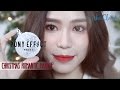 Christmas romantic makeup  pony effect  one brand makeup turorial