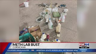 Corsicana traffic stop leads to meth bust