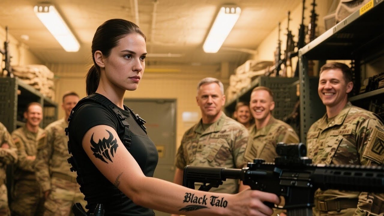 Они хихикали, когда она попросила винтовку, пока генерал не заметил цель и не пробормотал: «Черны...