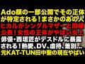 【緊急】Adoが顔の一部公開で正体が特定される！あの人だった　ヒカルが新恋人のシングルマザーと同性発表も女性が炎上　俳優 西垣匠がデスドルノートに暴露され、熱愛、DV、虐待などなど　（TTMつよし
