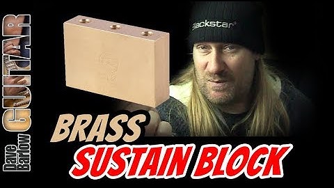 Does a Floyd Rose Brass Sustain Block Give You More Tone and Sustain?