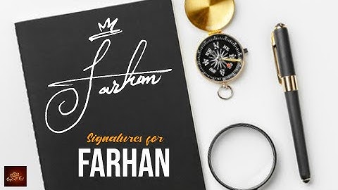 How to Draw Signature like a Billionaire (For Alphabet "F") - Signature for Name "Farhan"