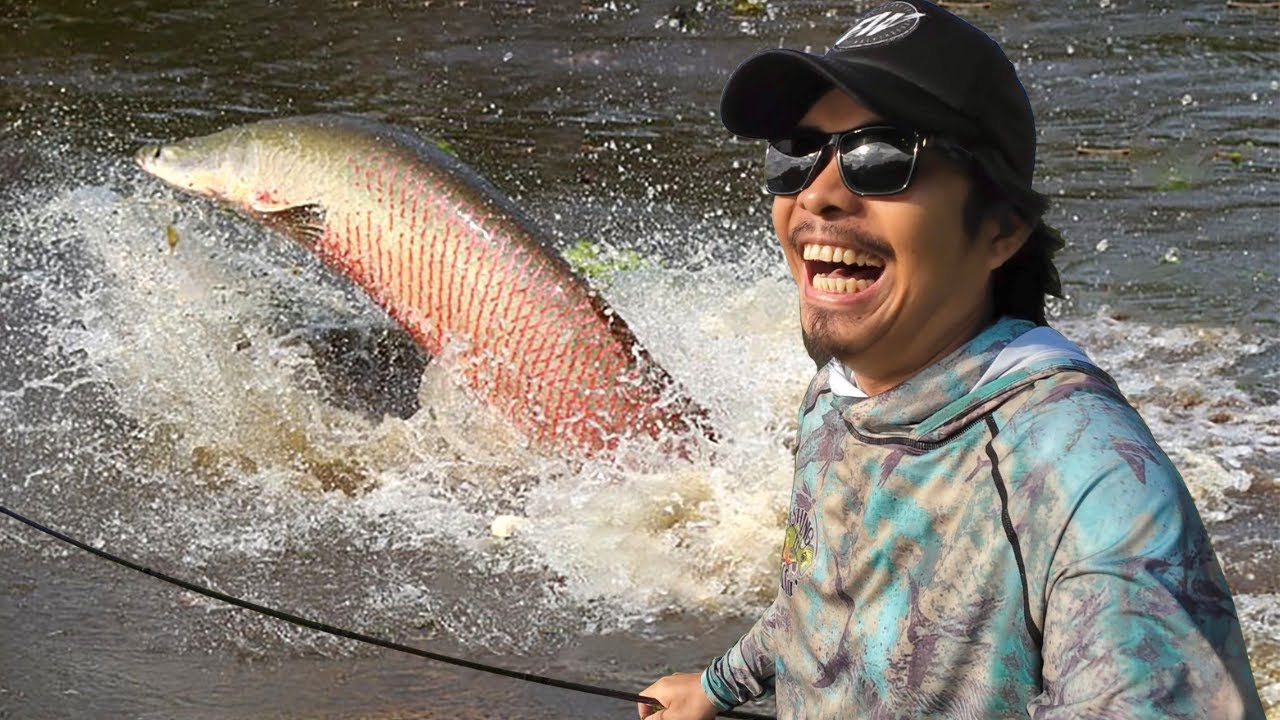 Fighting a Monstrous Arapaima on a Jig | Y6E4