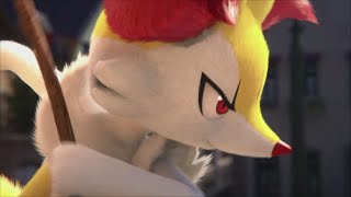 Pokken Tournament - Braixen Combo Exhibition