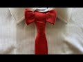 How to tie a tie like a Bow Tie