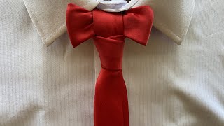 How to tie a tie like a Bow Tie by How to tie a tie 50,603 views 3 years ago 3 minutes, 16 seconds
