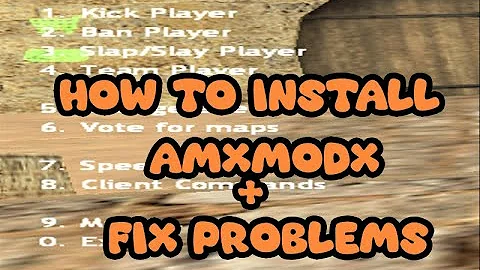 How To Download and install amxmodx