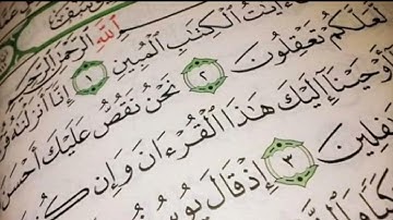 القارئ نور الدين سليم سورة يوسف