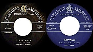 Download lagu Sleep Walk ~ Santo & Johnny (1959) & Sleep Walk ~ Betsy Brye (1959)