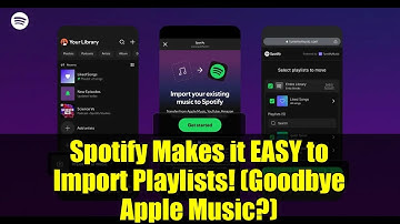 Spotify Makes it EASY to Import Playlists! (Goodbye Apple Music?)