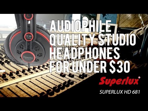 Best Studio Headphones For $30 - Superlux HD681 Stereo Semi Open Headphones